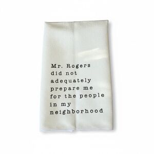 Humorous Double Sided Kitchen Towel